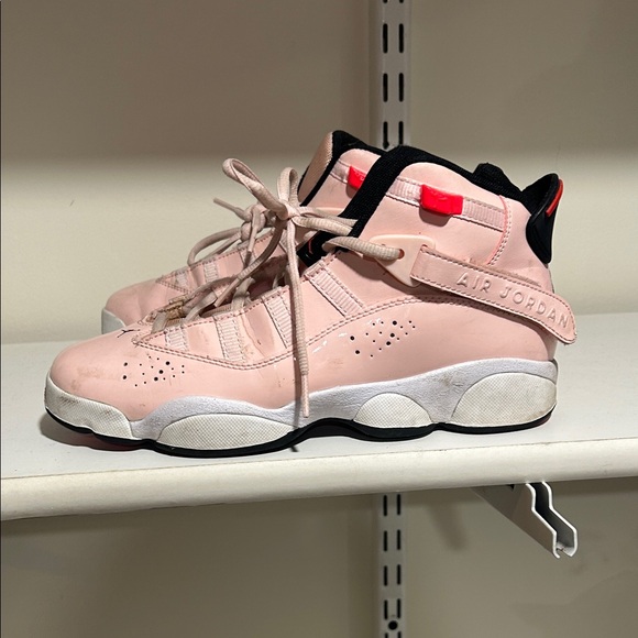 Jordan Kids' Light Pink and Black Sneakers - Picture 4 of 5